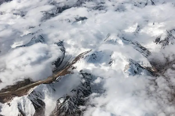 Photo of Aerial View of the Pakistani Mountains,Pakistan,Himalayas,Central Asia
