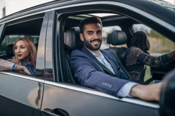 istock Friends in the car 1143733249