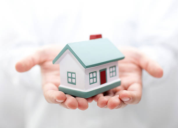 istock House in hands. Shallow DOF 114373532