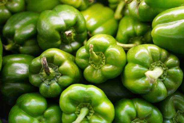 istock The group of green bell pepper 1143736704