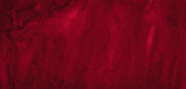 istock Rich burgundy watercolor frame with torn strokes and stripes. Abstract background for design 1143742192