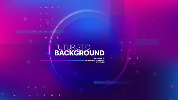 Liquid color background design. Fluid purple blue gradient shapes. Liquid color background design. Fluid purple blue gradient shapes. Design landing page. Futuristic abstract composition. Vector Illustration futuristic backgrounds abstract creativity stock illustrations