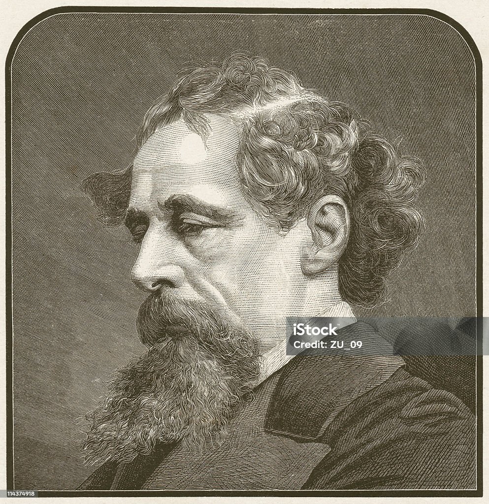 Charles Dickens (1812 – 1870 - Zbiór ilustracji royalty-free (Charles Dickens)