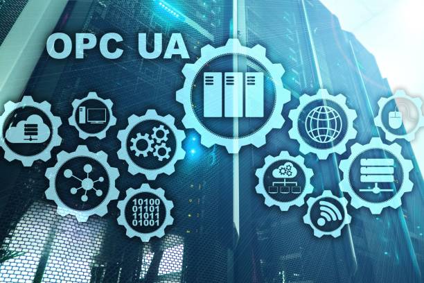 istock OPC Unified Architecture. Data Transmission in Industrial Networks concept. 1143754613