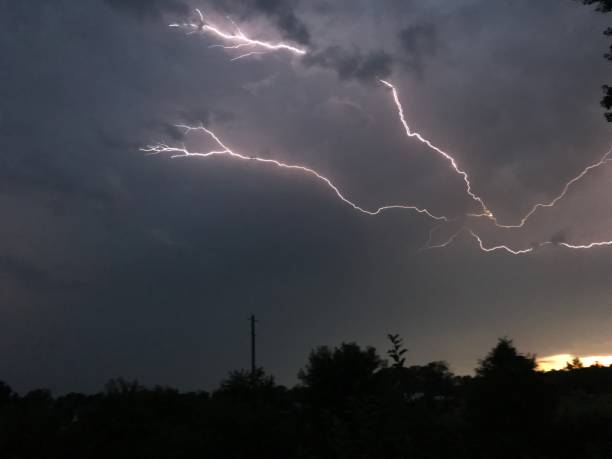 istock Lightning Strikes through Dark Skies 1143758298