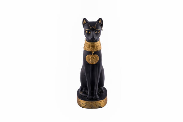 istock Egyptian black cat plastic souvenir 1143759752