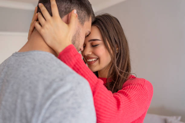 istock Happy Smiling Couple in love. 1143763085