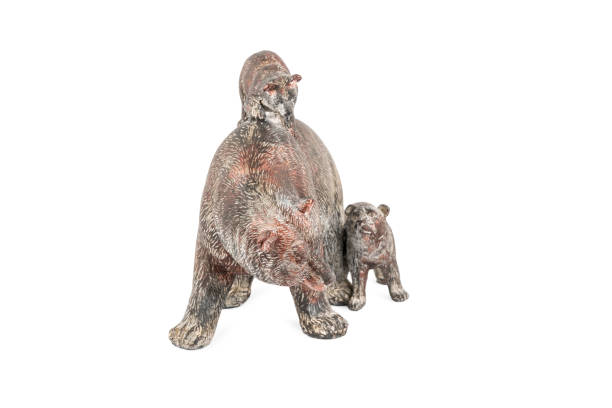 istock bronze statuette of bears 1143765939
