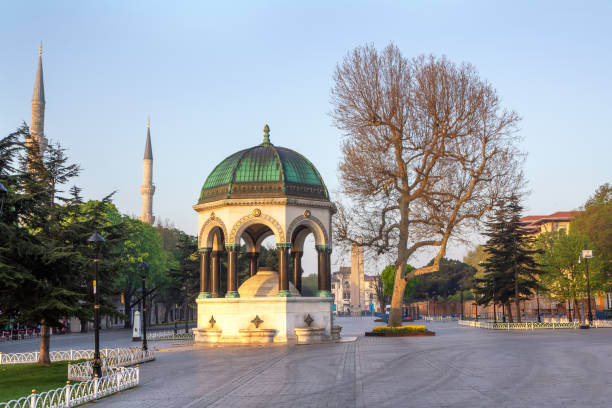 istock German Fountain in old Hippodrome, Istanbul, Turkey 1143766103