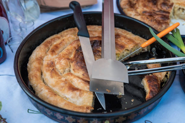 istock Traditional homemade Balcan Pie 1143777358