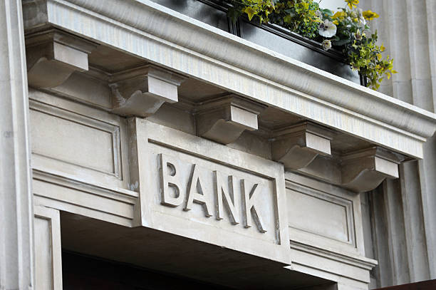 istock Traditional bank signage 114378738