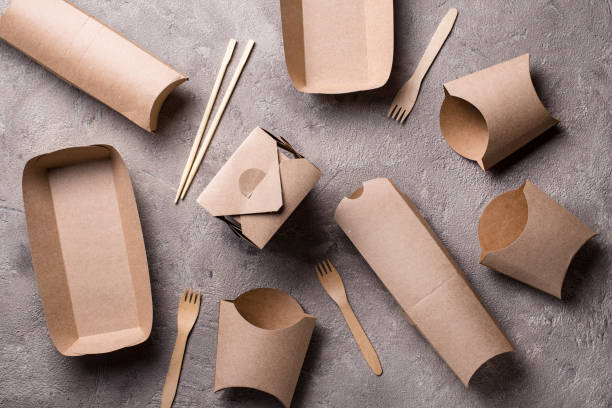 istock Eco friendly fast food containers 1143789516