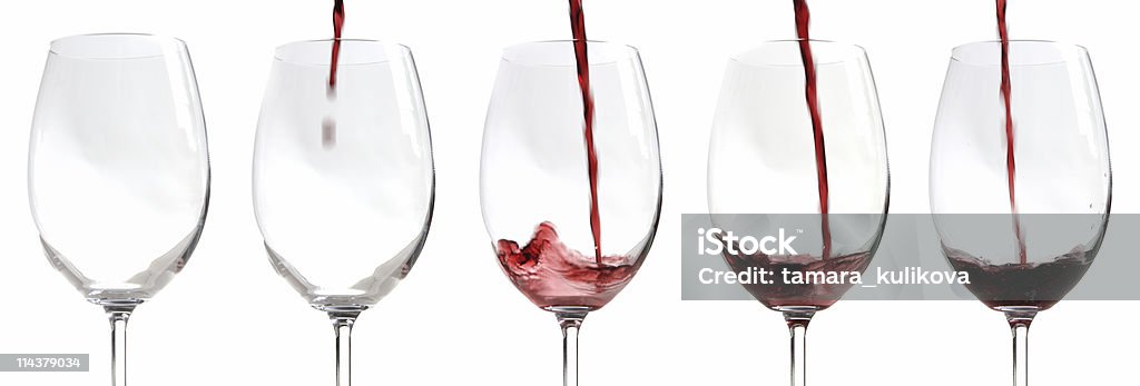 red wine being poured  Alcohol - Drink Stock Photo