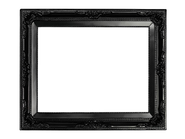 Black frame stock photo