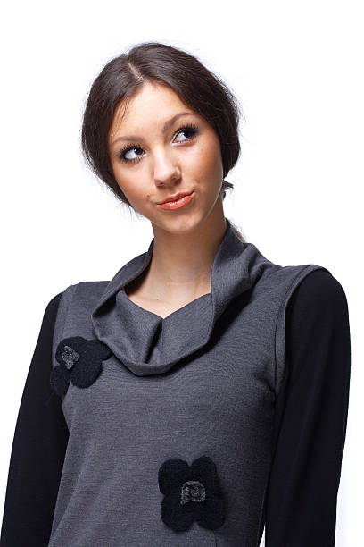 istock Young woman  looking away 114379379
