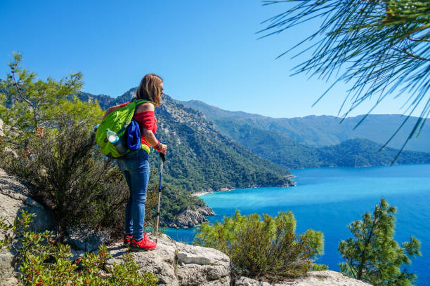 istock Hikers woman. 1143794011