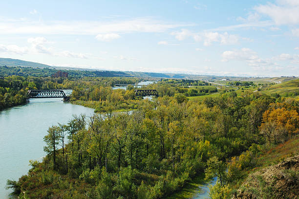istock View over the Bow River in Calgary,Alberta,Canada 114380049