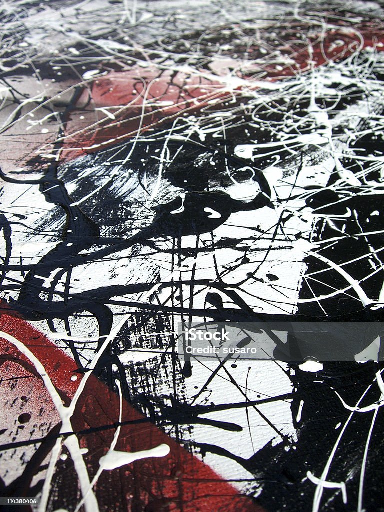 Abstract Bkg Perspective  Jackson Pollock Stock Photo