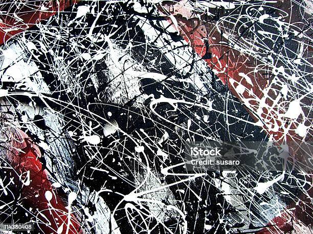 Foto de Abstrato Reserva e mais fotos de stock de Jackson Pollock - Jackson Pollock, Grafite - Produção artística, Tinta - Equipamento de arte e artesanato