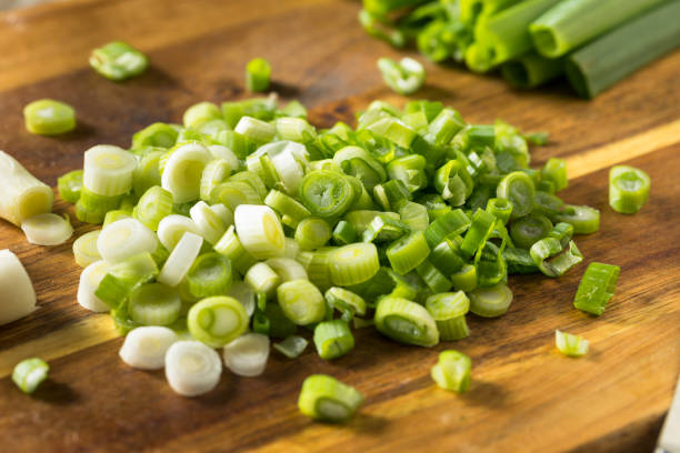 istock Raw  Organic Chopped Green Onions 1143815060