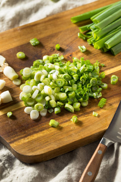 istock Raw  Organic Chopped Green Onions 1143816332