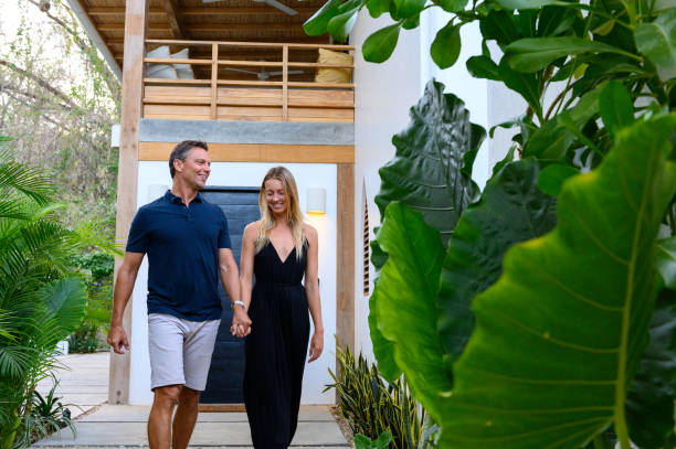 istock Couple enjoying a luxury vacation 1143817765
