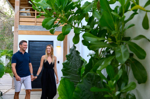istock Couple enjoying a luxury vacation 1143817801