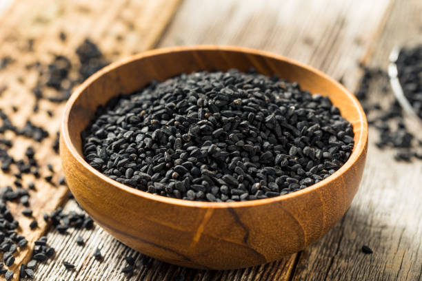 istock Raw Organic Black Fennel Flower Seeds 1143818677
