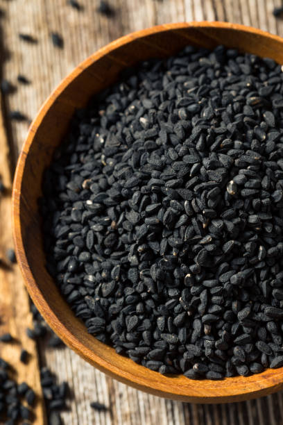 istock Raw Organic Black Fennel Flower Seeds 1143819765