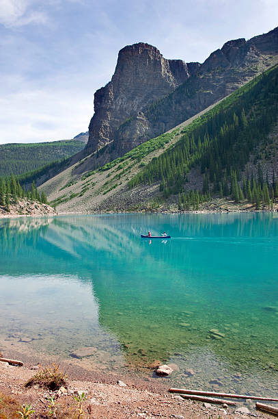 istock Canoe on Moraine Lake 114384088