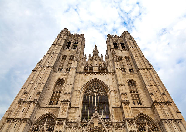 istock Cathedral in Brussels, Belgium 114384951
