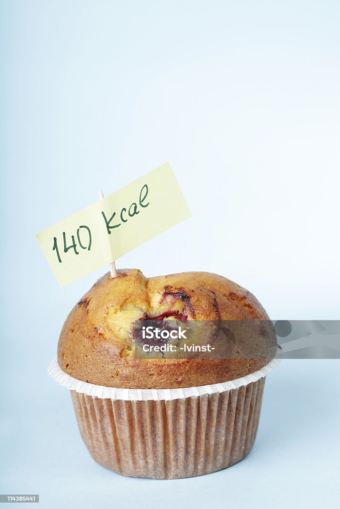 muffin ai mirtilli - Foto stock royalty-free di Alimentazione non salutare