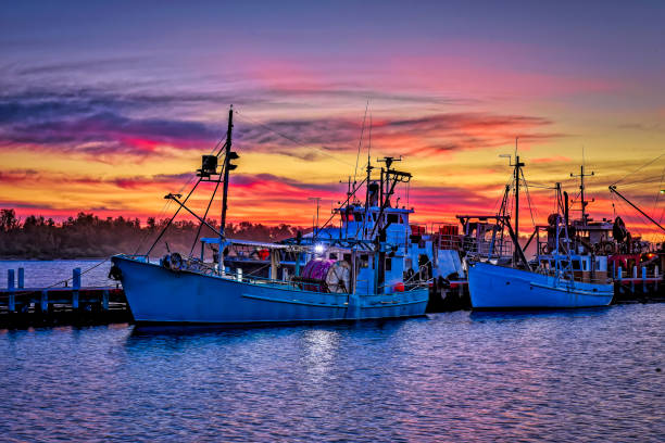 Sunset at Lakes Entrance in the Gippsland Lakes Victoria
