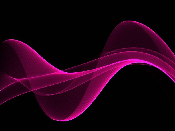 istock Abstract background, pink waved lines for brochure, website, flyer design 1143858099