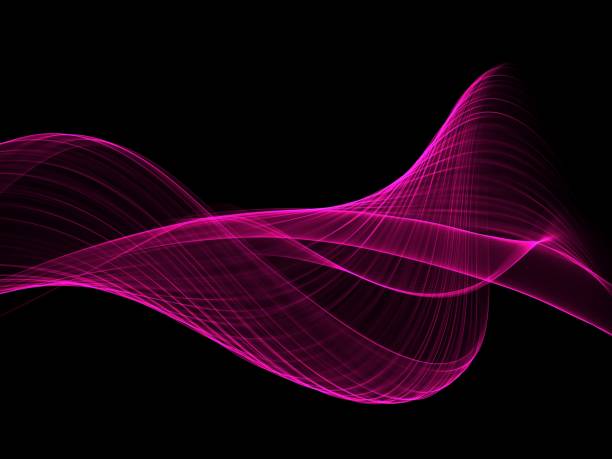 istock Abstract background, pink waved lines for brochure, website, flyer design 1143858124