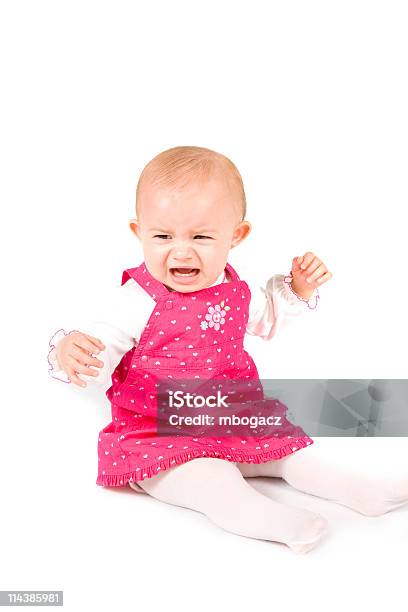Chorar Bebé Menina - Fotografias de stock e mais imagens de Bebé - Bebé, Bebés Meninas, Beleza