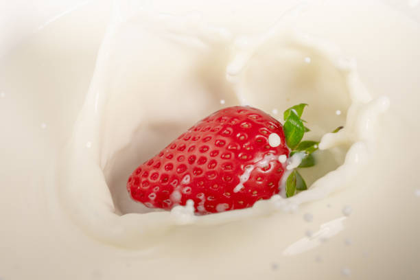istock Strawberry and milk 1143861155