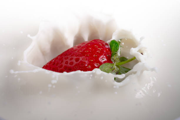 istock Strawberry and milk 1143861228