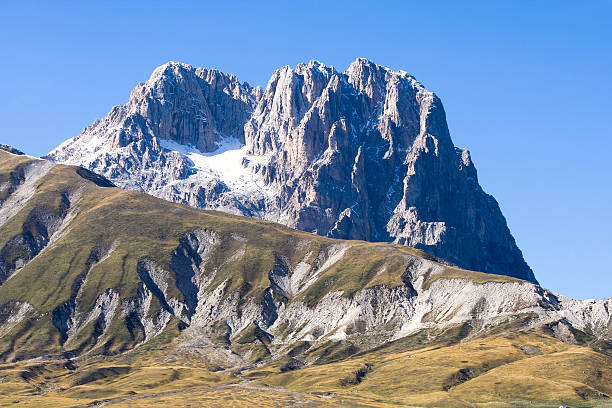 「Gran Sasso 、アペニン山脈にアブルッツォ、イタリア ストックフォト