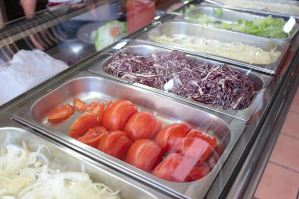 istock Exposition of salad witho tomatoes 1143862851