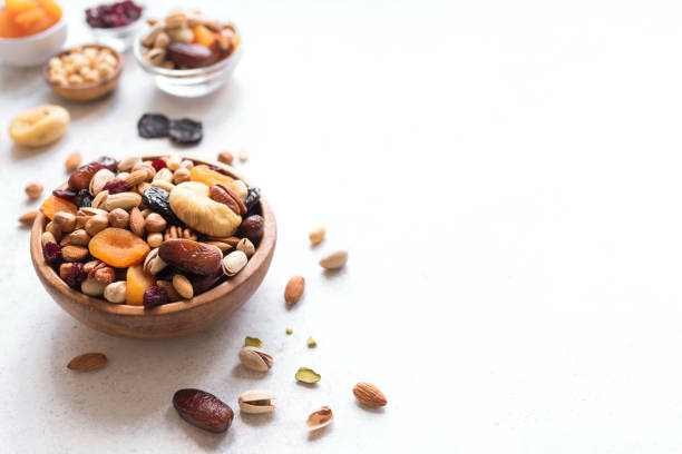 istock Mixed nuts and dried fruits 1143863174