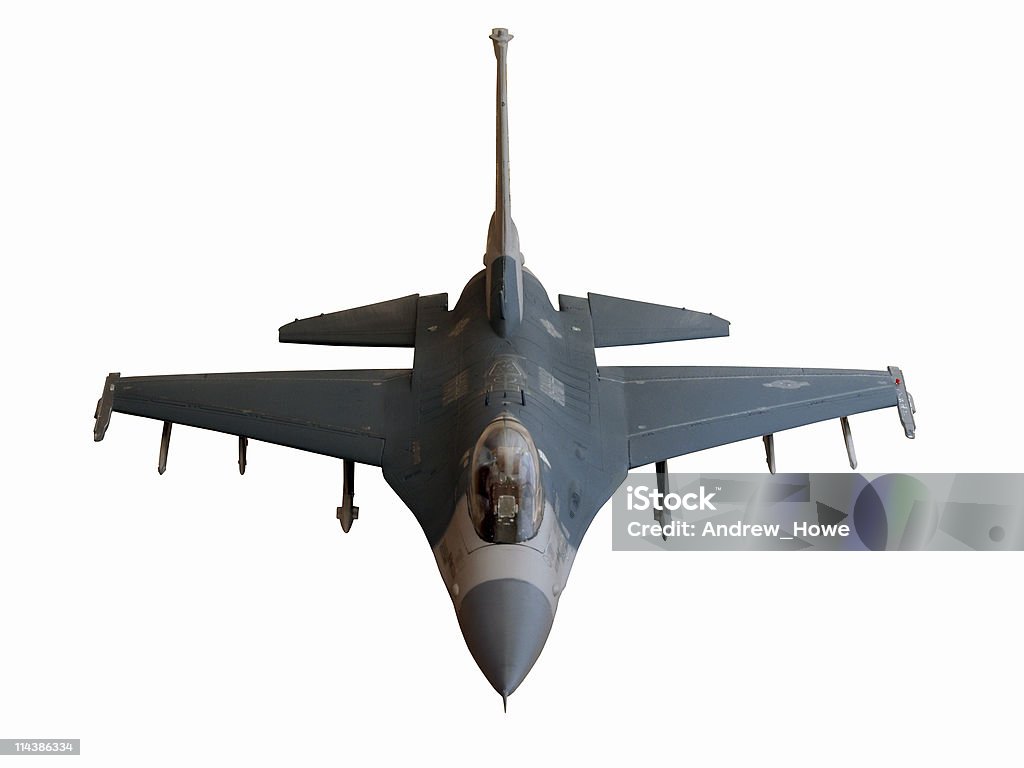 F - 16 송골매 모델 (경로 - 로열티 프리 전투기 스톡 사진