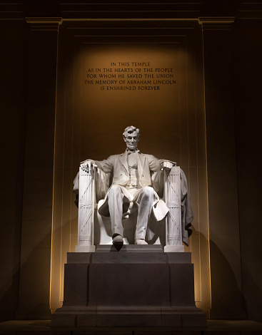 The Lincoln Memorial dedicated in honor to President Abraham Lincoln.