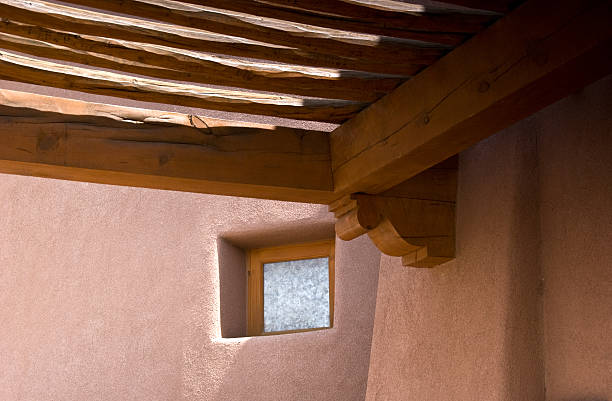 istock Adobe Building,  Pueblo Revival Style 114387116