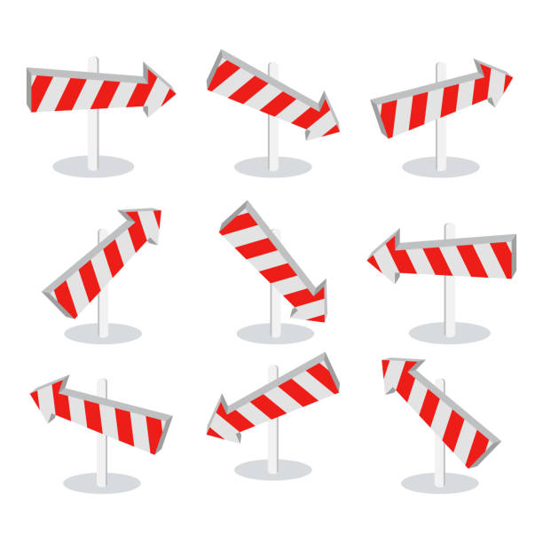 istock Set of Direction Arrow Icons Isolated on White 1143878439