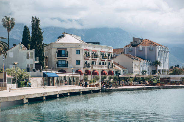 istock Beautiful view in Tivat in Montenegro. 1143880111