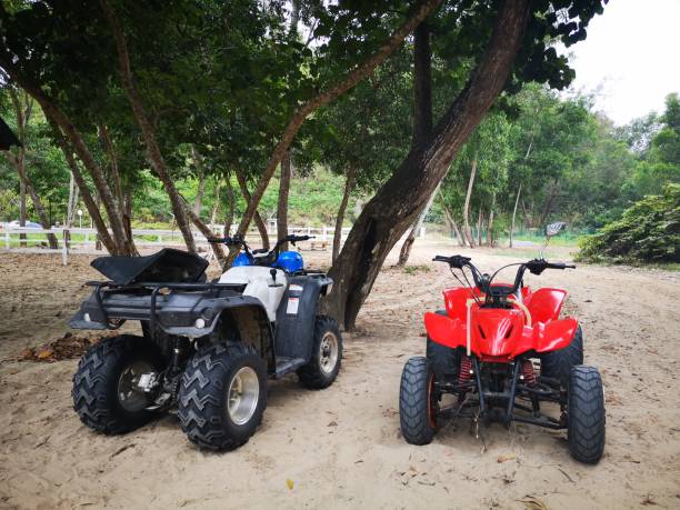 istock ATV bike track field recreation centre. 1143886369