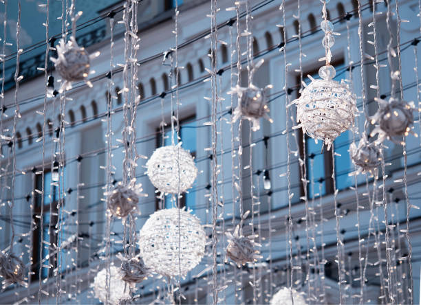 istock Led illumination at Moscow downtown object background hd 1143886662