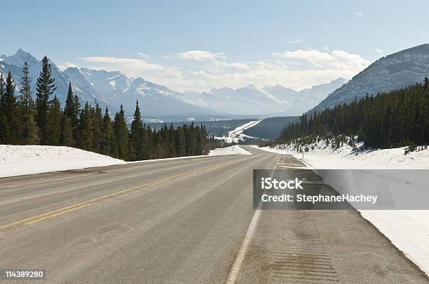 Foto de Adornos Canadian Road e mais fotos de stock de Alberta - Alberta, Atividade Recreativa, Beleza natural - Natureza
