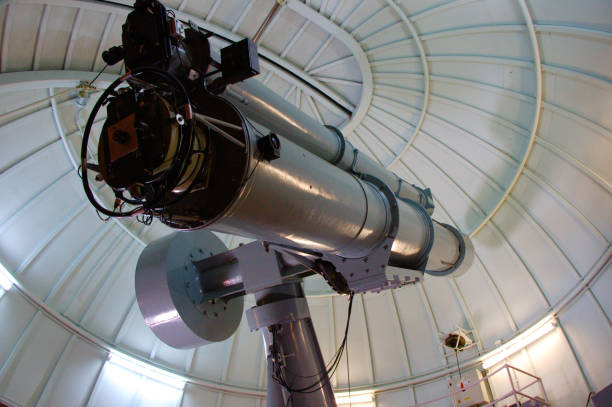 istock Antique telescope at an observatory. 1143893466
